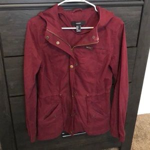 Burgundy jacket
